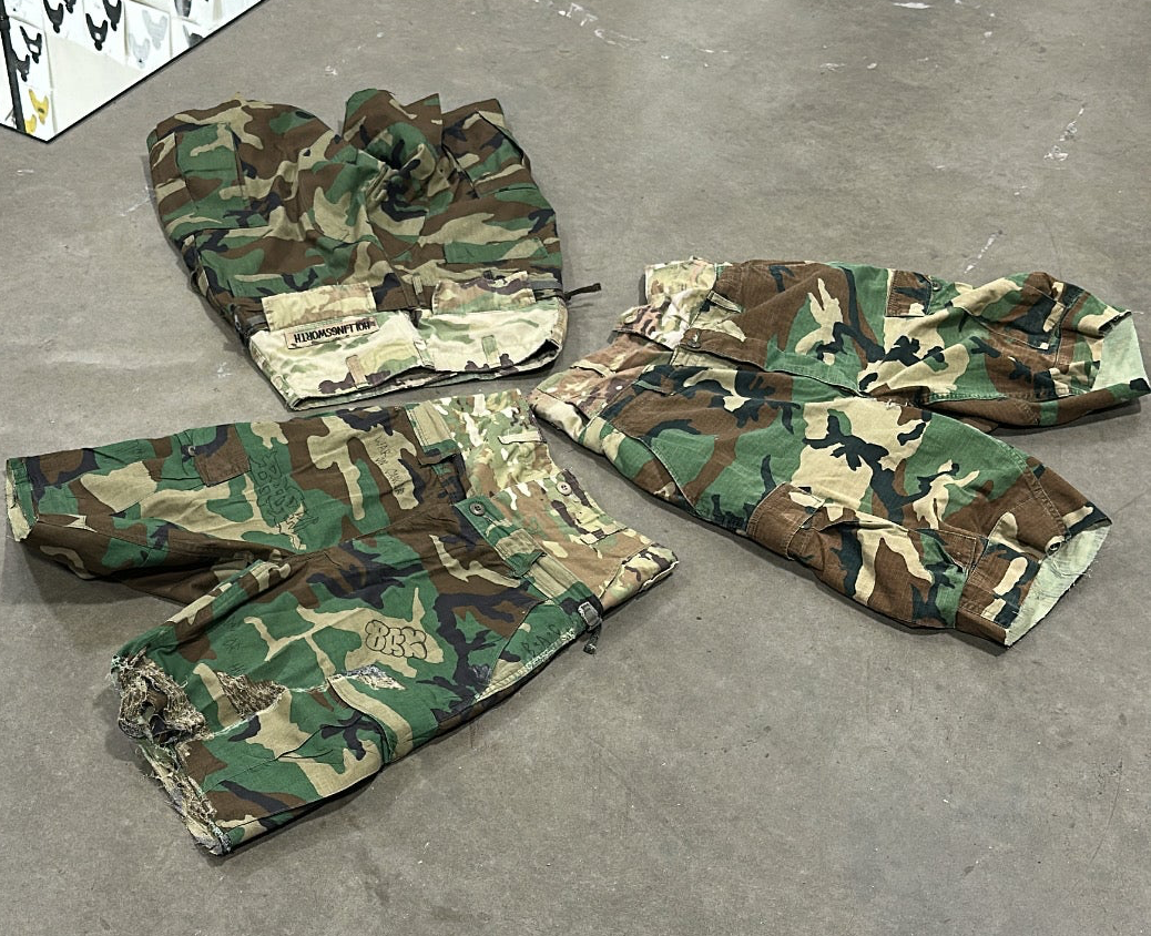 Handmade Shrapnel Shorts